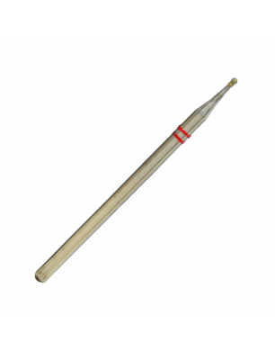 Diamantfräser Kugel, feine Körnung, Durchmesser 1,0 mm, Arbeitslänge 1,0 mm, P801f010