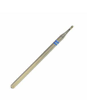 Diamantfräser Kugel, mittlere Körnung, Durchmesser 1,0 mm, Arbeitslänge 1,0 mm, P801m010