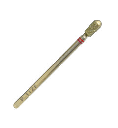 Diamond drill bit, 3.5 mm diameter, shape: rounded cylinder, soft abrasive, length of the working part 7 mm, P_112fK