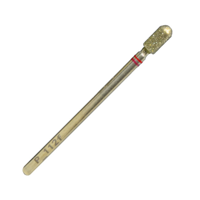 Diamond drill bit, 3.5 mm diameter, shape: rounded cylinder, soft abrasive, length of the working part 7 mm, P_112fK Diamond drill bit, 3.5 mm diameter, shape: rounded cylinder, soft abrasive, length of the working part 7 mm, P_112fK