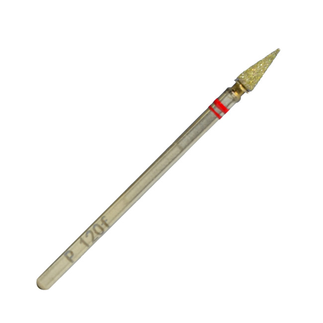 Diamond drill bit, 3.0 mm diamond, shape: cone, soft abrasive, length of the working part 7 mm, P_120fK Diamond drill bit, 3.0 mm diamond, shape: cone, soft abrasive, length of the working part 7 mm, P_120fK