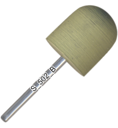 Polisher silicone, rounded cylinder, soft abrasive, d=15 mm, length of working part 17 mm, S_502_K