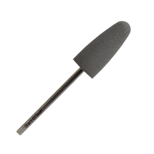 Silicone polisher, rounded cone, medium abrasive, d=10mm, length of working part 22mm,Sw103mK Silicone polisher, rounded cone, medium abrasive, d=10mm, length of working part 22mm,Sw103mK