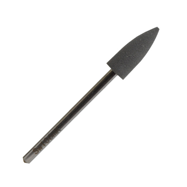 Silicone polisher, cone, medium abrasive, d=5,5 mm, length of working part 16 mm, Sw106mK