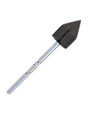 Support de capuchon pour pédicure, diamètre 10,0 mm, forme cylindre pointu, Kp10t_K