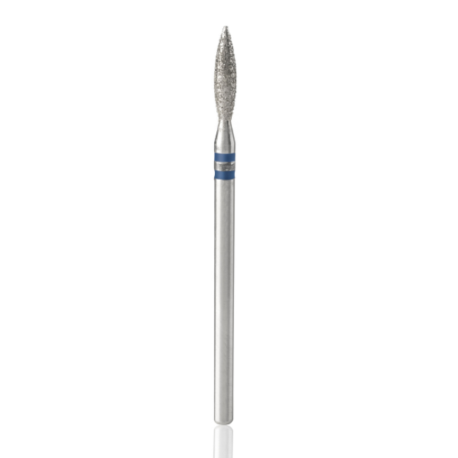 Fraise diamantée flamme, diamètre 2,5 mm, grain moyen Р862m025