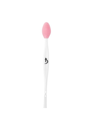 Silicone face scrub brush (color: soft pink)