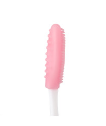 Silicone face scrub brush (color: soft pink)