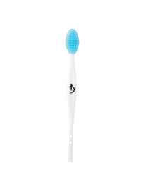 Silicone face scrub brush (color: blue)