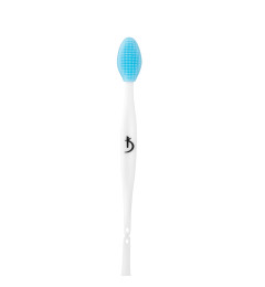 Silicone face scrub brush (color: blue)