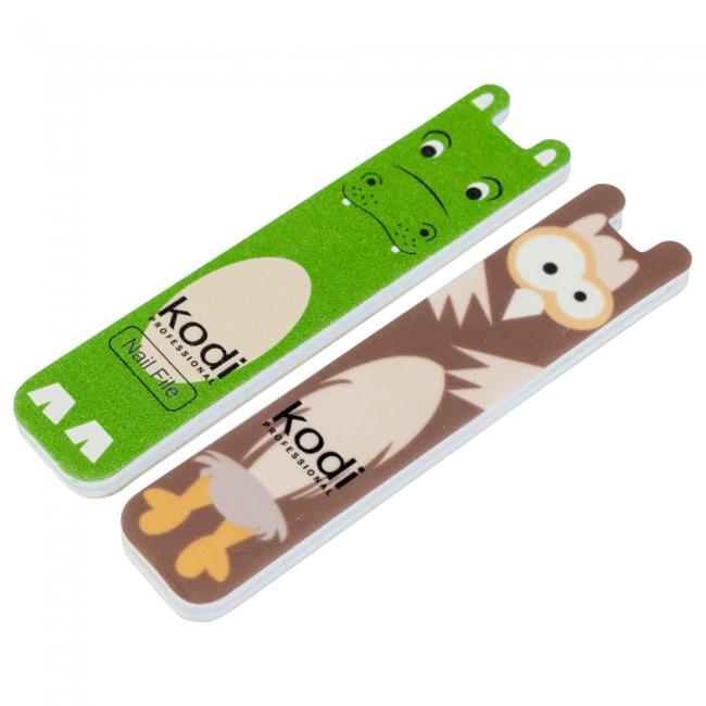 №197 Children's Set for Nails: File 180/220 Hippo, Polisher 400/300 Owlet