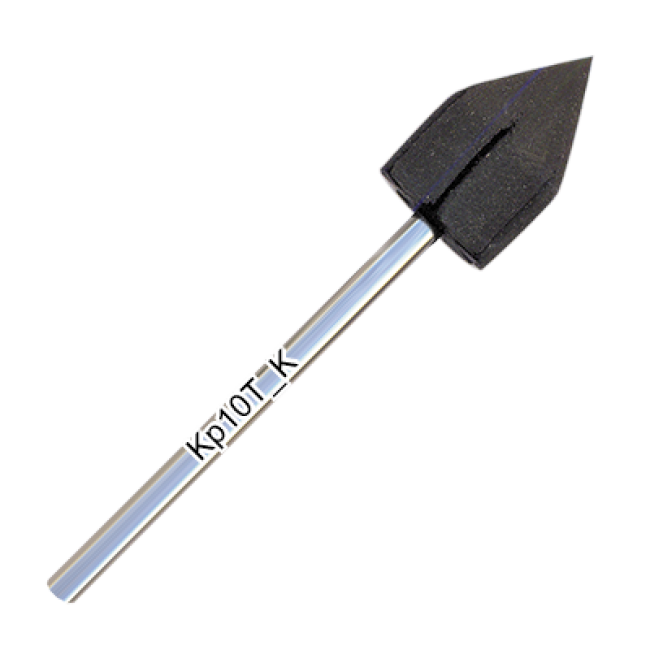 Support de capuchon pour pédicure, diamètre 10,0 mm, forme cylindre pointu, Kp10t_K