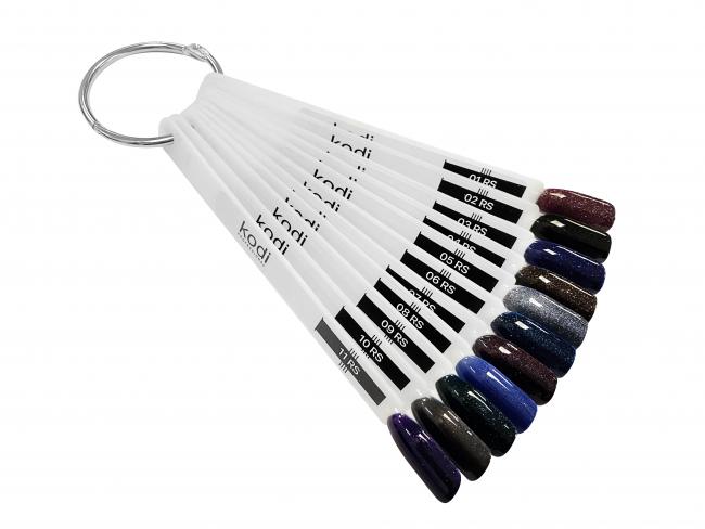 Farbpalette der Gel-Lack-Kollektion "Rich Stone" (11 Tips)