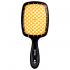  Soft Touch Hairbrush Black/Orange