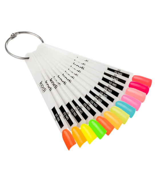 Farbpalette Gel-Lacke der Kollektion "Night Glow" (12 Tips)