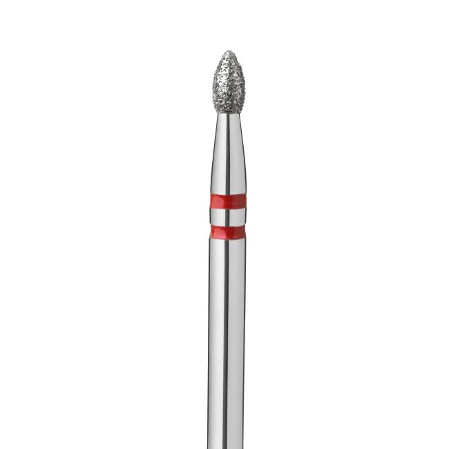 Diamond drop shaped drill bit, diameter 2.1 mm, soft abrasive, P368f021