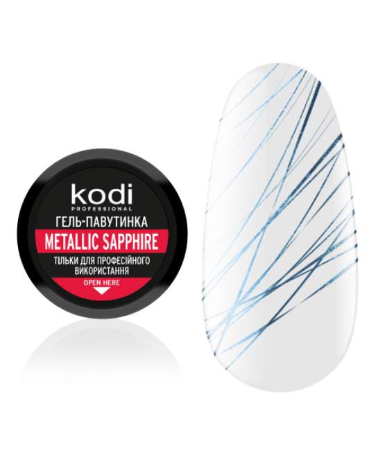 Spider gel for nails Kodi Professional Metallic Sapphire, 4 ml