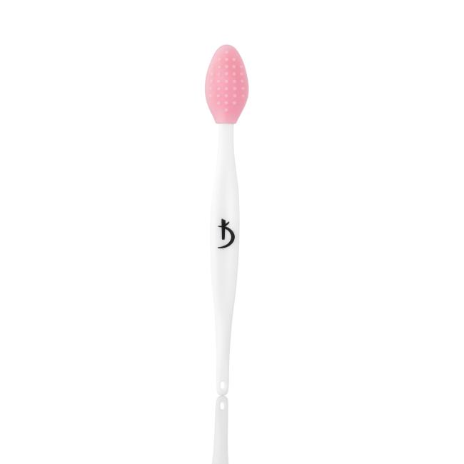 Silicone face scrub brush (color: soft pink)