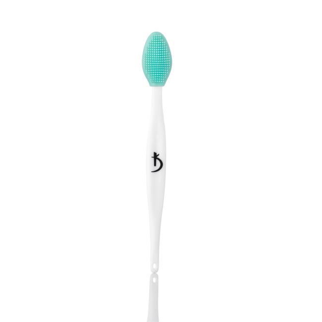 Silicone face scrub brush (color: green)
