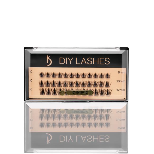 Eyelash Extensions DIY LASHES 05A C 0,07 (8 mm, 10 mm, 12 mm)