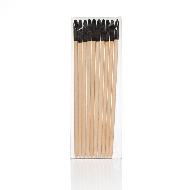 Wooden Nail Sticks, 14 cm, Single-Sided 280 Grit Abrasive (10 pcs/pack)