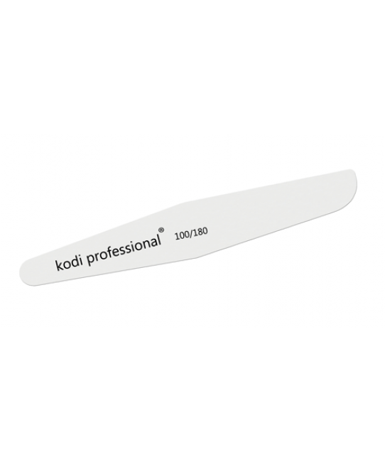 Nail File Rhombus White 100/180