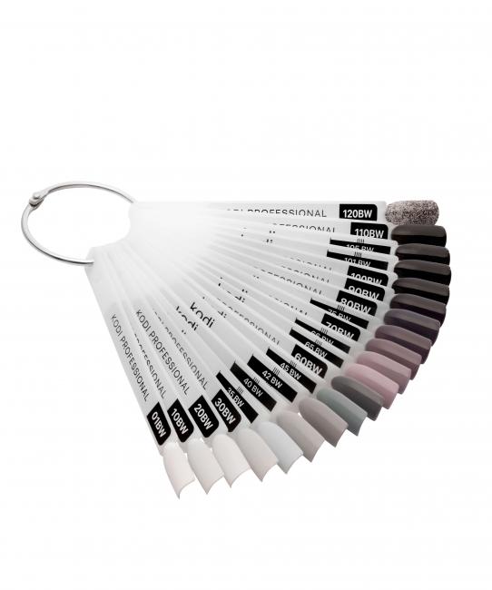 Palette of Gel Polishes Black & White (22 tips)