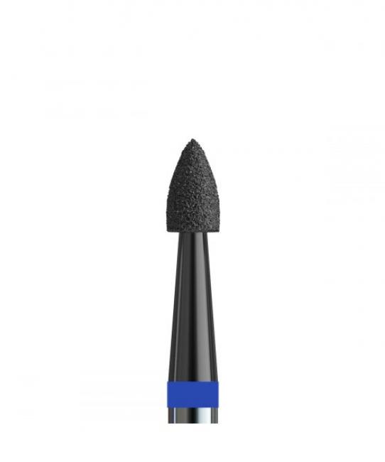 № 150 V104.243.524.023_D (Drill Bit Diamond Flame Small 243, d = 2.3 mm, Medium Abrasive, Carbon Spraying)