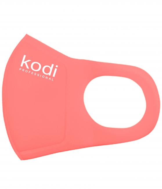 Double Layer Neoprene Mask Without Valve, Coral with Kodi Professional Logo
